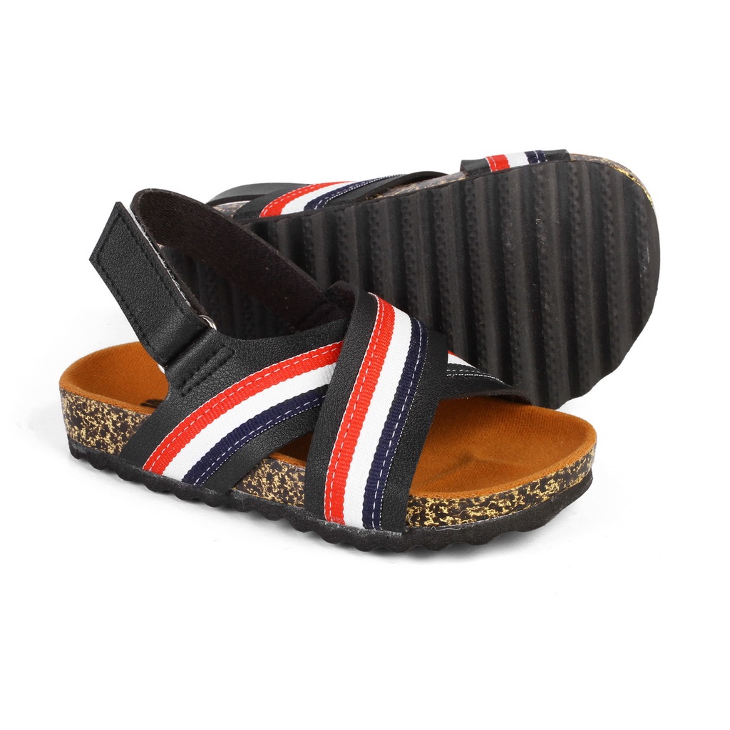 Sandal Anak Unisex Usia 1 2 Tahun Casual CHB Hitam