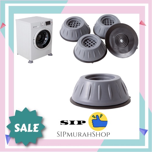 Dudukan Mesin Cuci Tatakan Mesin Cuci Kulkas Anti Getar Slip Bantalan Alas Kaki Sofa Lemari / Alas Kaki Mesin Cuci Kulkas Meja Universal Anti Getar Anti Selip / Tatakan Alas Pengganjal Peninggi Kaki Mesin Cuci Kulkas Bantalan Anti Slip Dan Anti Getaran