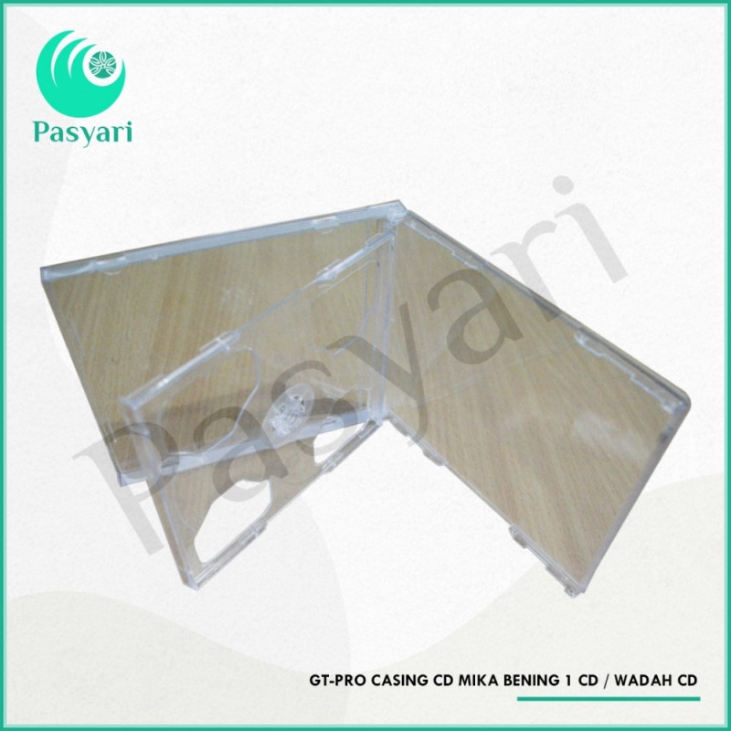 Gt-Pro Casing Cd Mika Bening / HITAM 1 Cd / Wadah CD