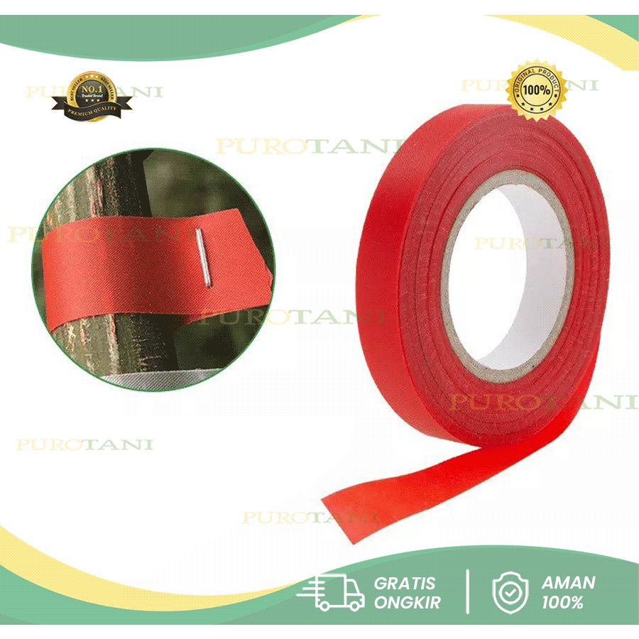 Refill Pita tapetool isi ulang pita alat pengikat tanaman tape tool