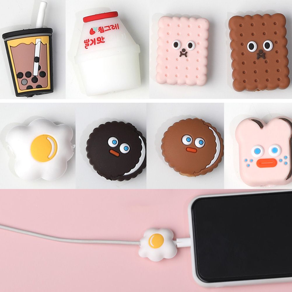 Wonderful Pelindung Kabel Data / Charger Bentuk Kartun Hewan Lucu