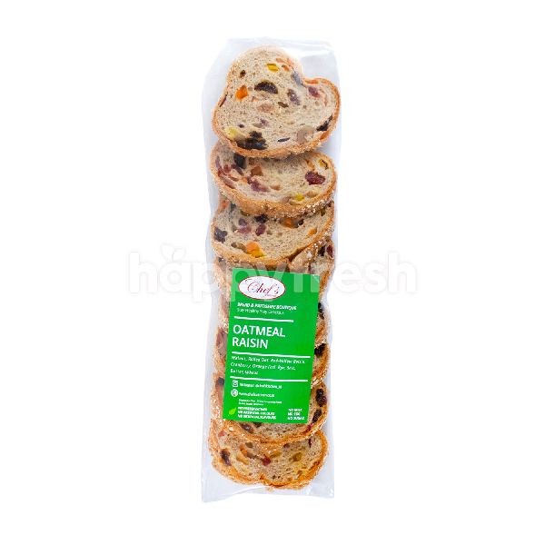 

roti chef's kitchen oatmeal raisin bread | roti | sarapan | kue