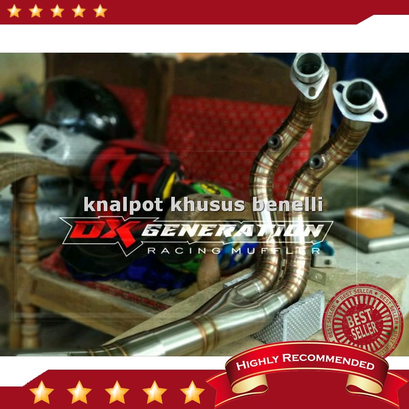 Termurah Header Knalpot Benelli TNT250 Original