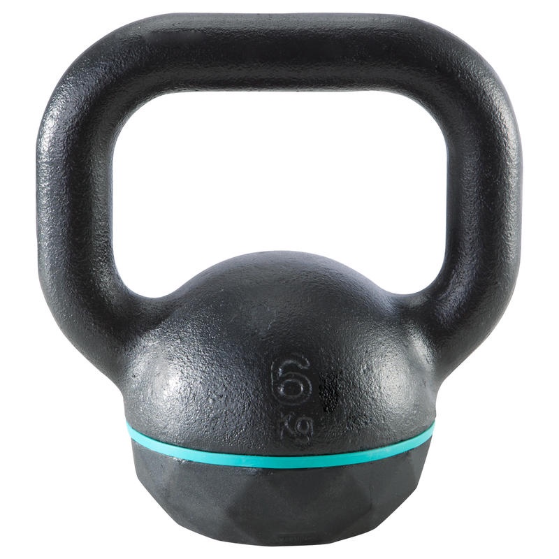 DOMYOS Kettlebell Alat Angkat Beban Pilates Gym Fitess Berat 6 kg