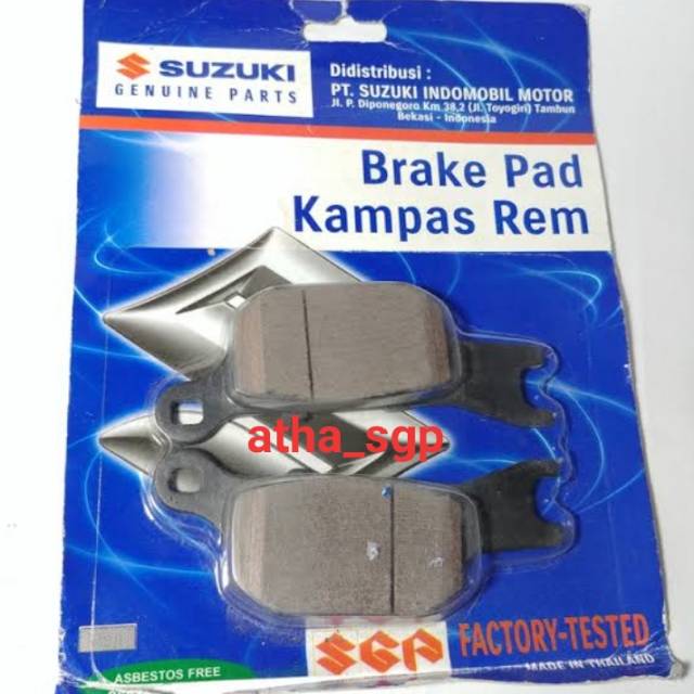 Kanvas rem depan suzuki skydrave kampas rem depan suzuki skydrave asli sgp ori