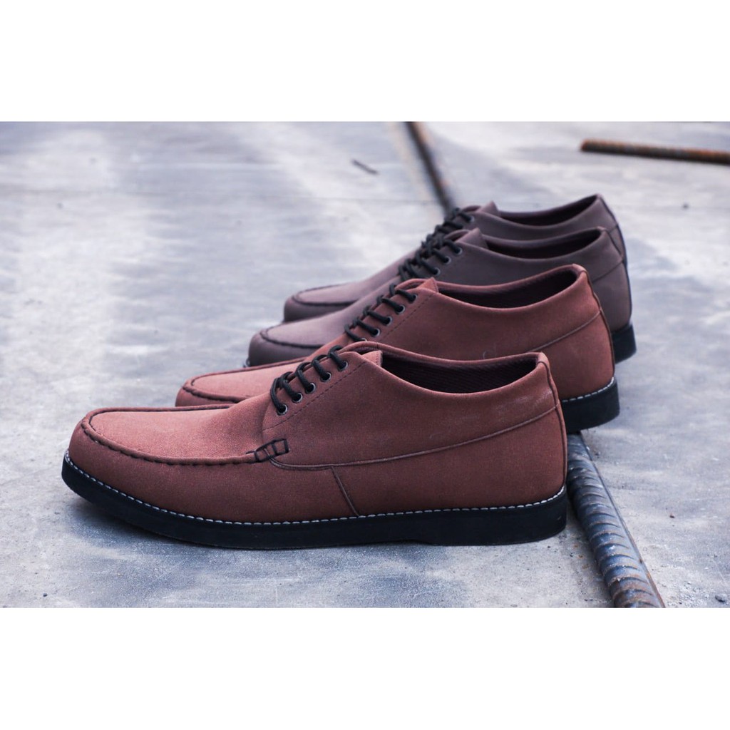 sepatu formal volkerfootwear / sepatu santai / sepatu kantor / grap brown