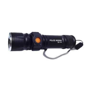 Super Murah! SENTER USB POLICE BL-515 CREE T6 80000W LAMPU MULTIFUNGSI