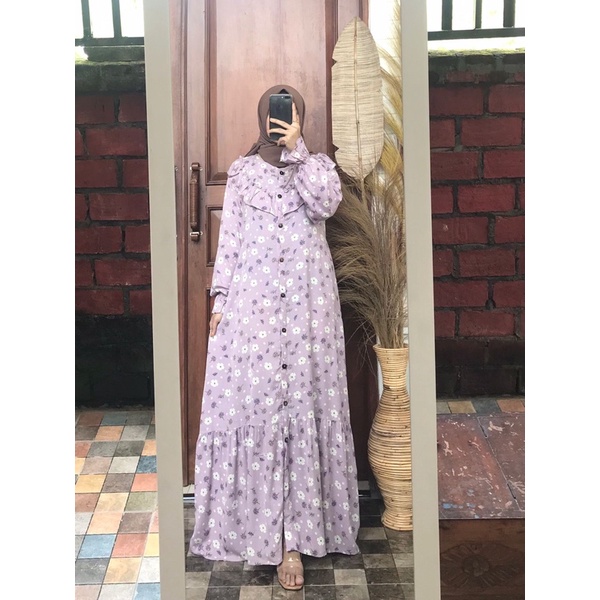 MEYSA DRESS | DRESS KATUN RAYON | GAMIS KATUN RAYON | HOMEDRESS PANJANG