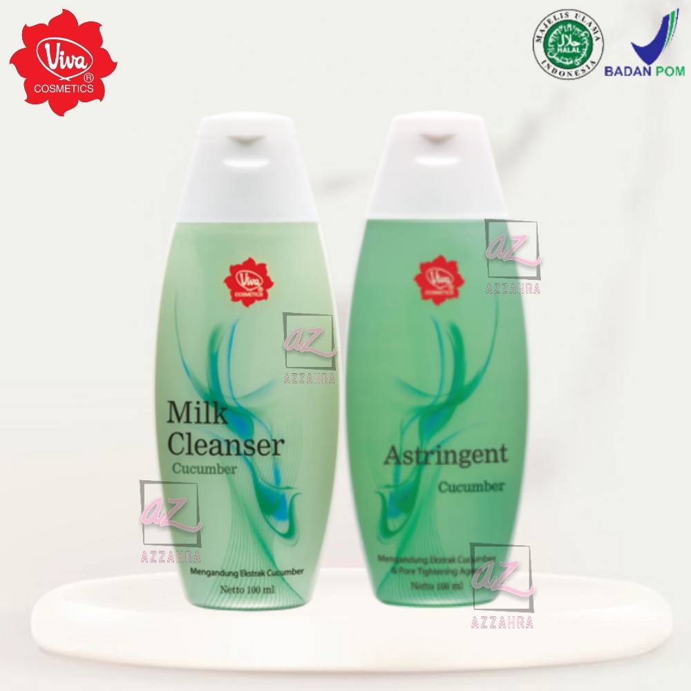 Viva Milk Cleanser &amp; Astringent Cucumber 100ml/200ml