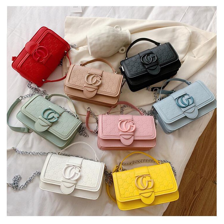 BJ7686 - BLACK/BLUE/GREEN/KHAKI/PIK/RED/WHITE/YELLOW - TAS SLEMPANG TAS WANITA FASHION IMPORT MODIS ELEGAN TERMURAH TERLARIS TERBARU BAGSTORE JAKARTA TAS BATAM LT1245 KPC9042 ELJ5145 JTF3740