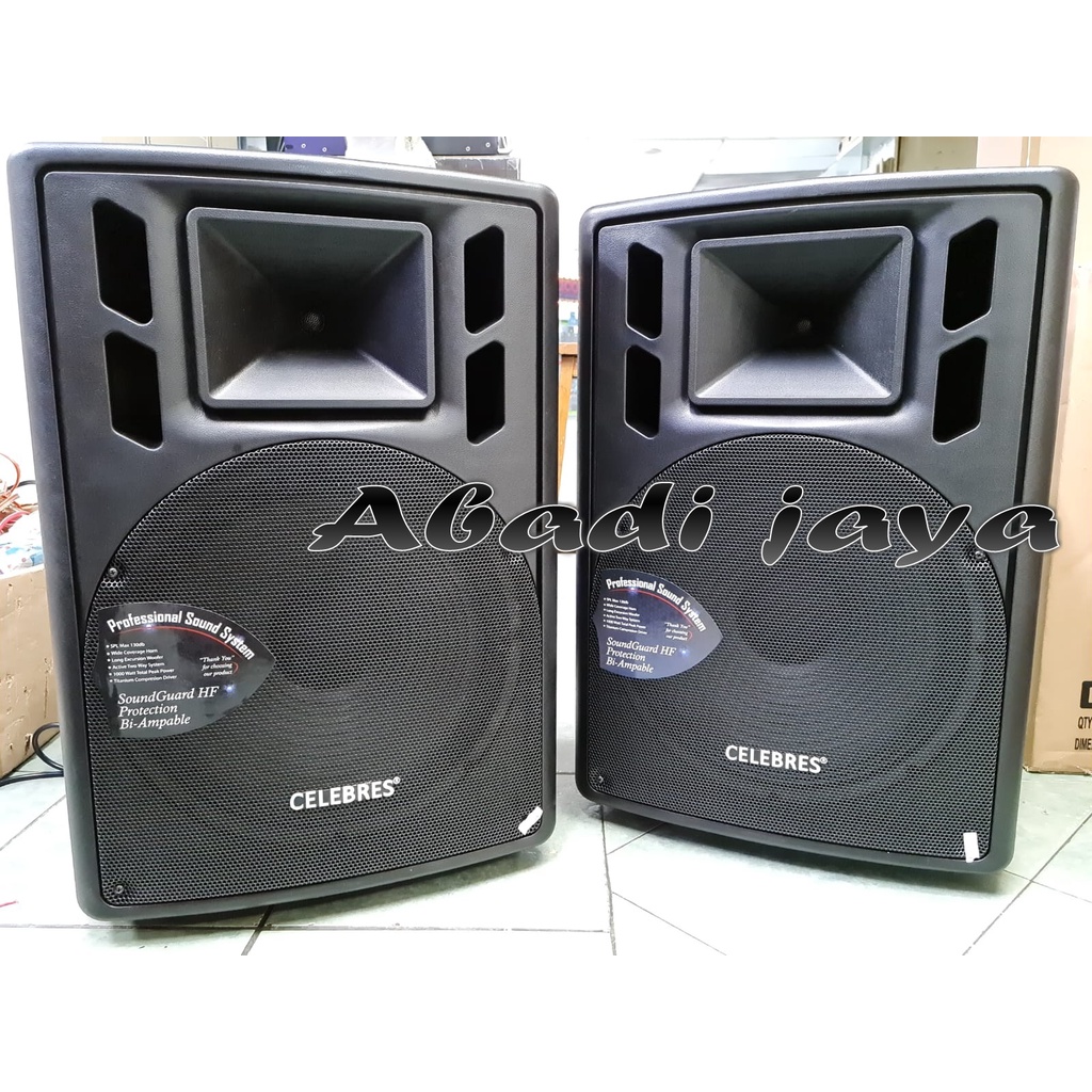 speaker aktif aktif celebress 15-d kbm 15 inch 2 bh 1000 watt original