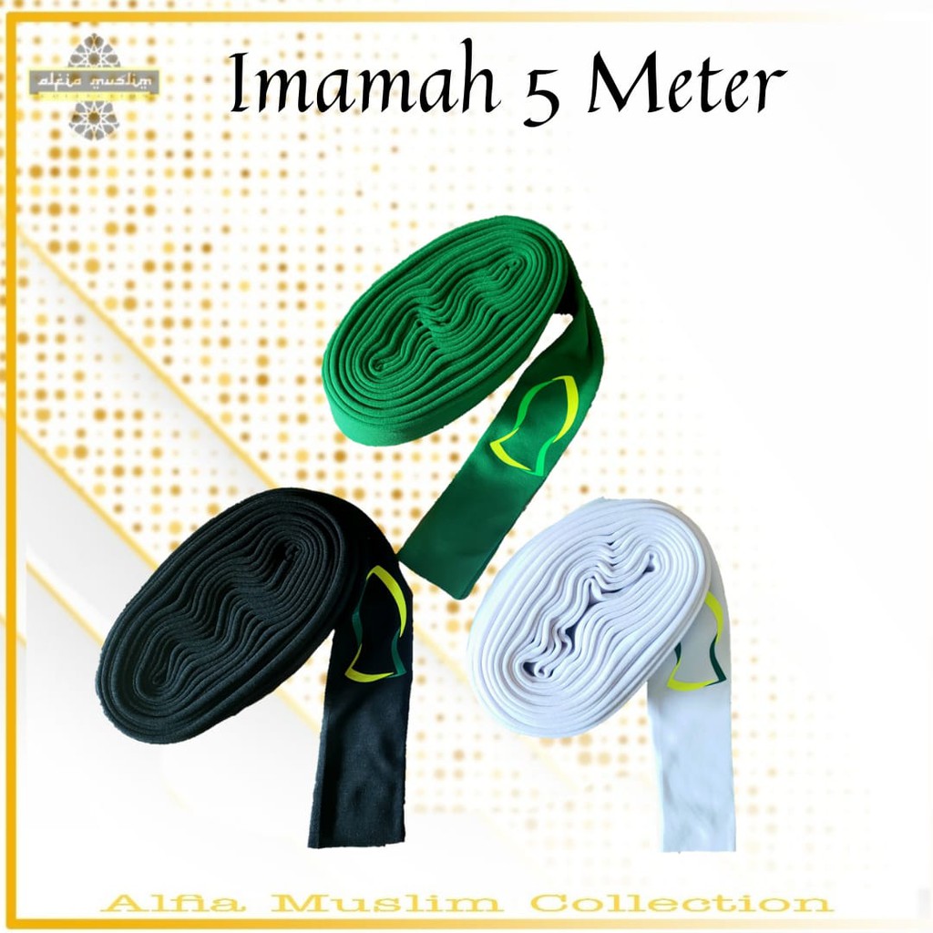 Sorban Imamah 5 Meter/Sorban Rida 5 Meter/Imamah 5 Meter/imamah