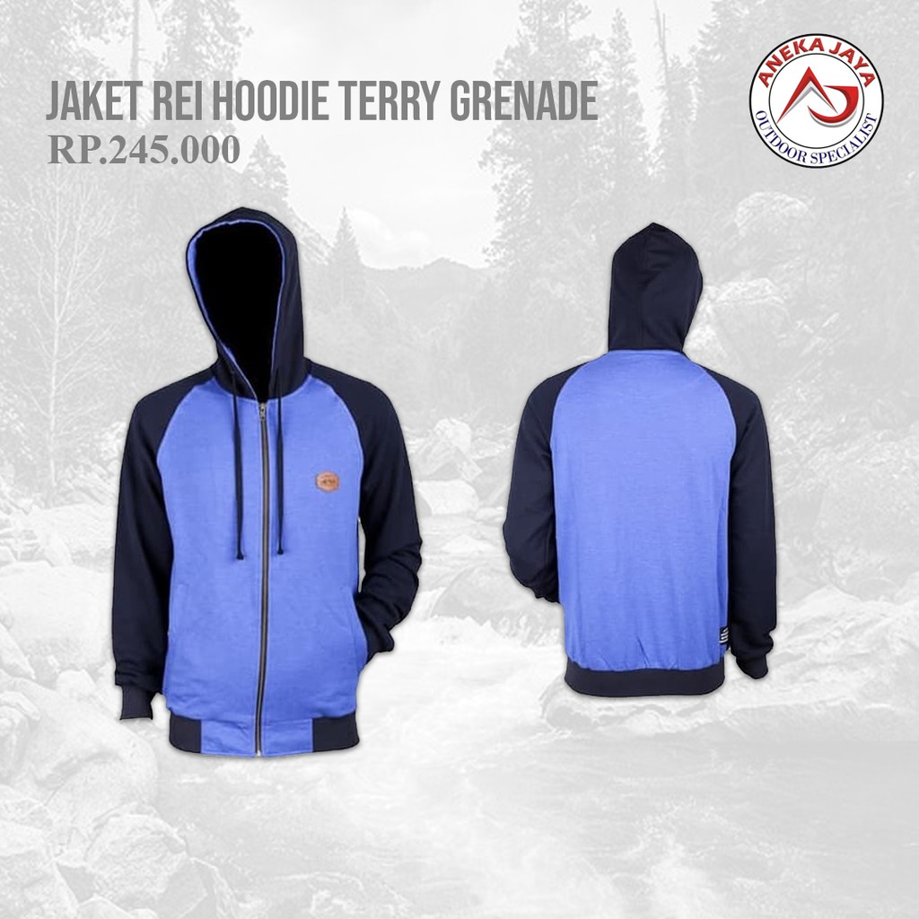 JAKET REI HOODIE TERRY GRENADE