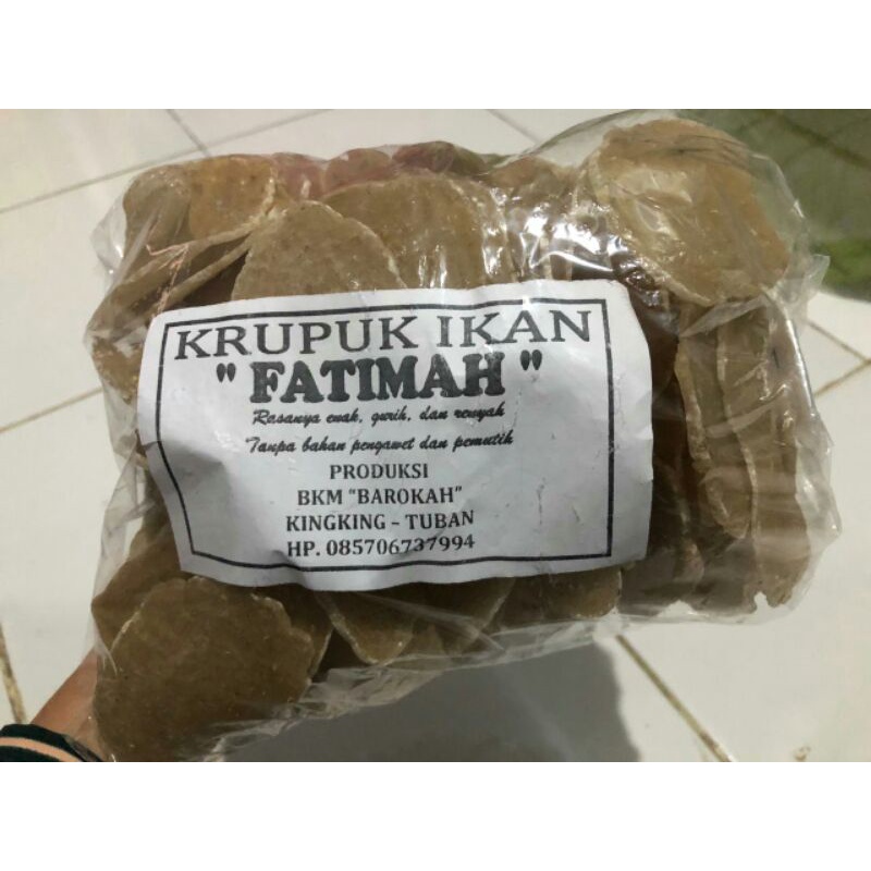 

Krupuk Ikan / Krupuk / Kerupuk Ikan / Asli Tuban 500 gr