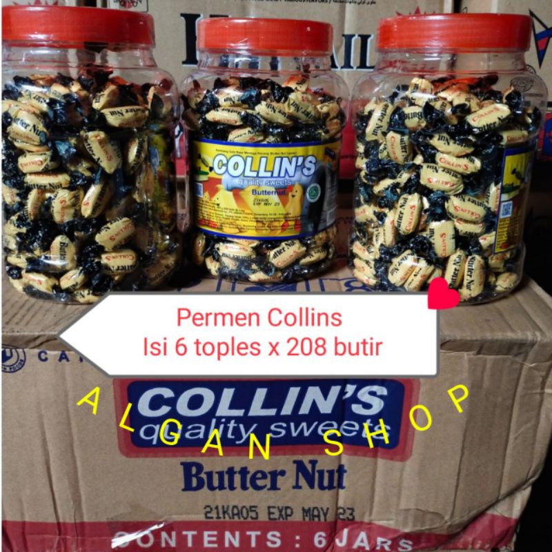 

Permen Collins Butternut 1 Toples Isi 208 Pcs Hot Hot Pop Candy Kembang Gula Rasa Permen Jadul Snack Serbaguna