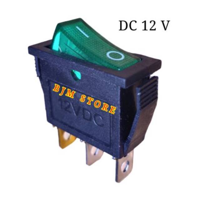 Saklar Lampu DC 12V / Switch Gepeng ON OFF DC Lampu  12 Volt