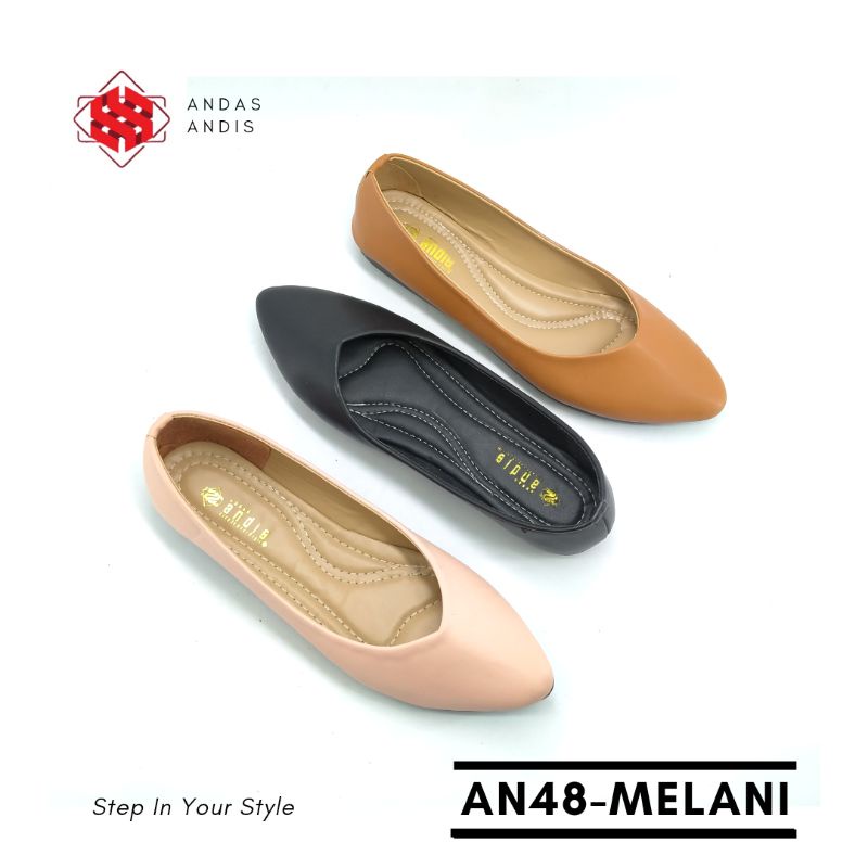 Andas Andis - Sepatu Flatshoes Wanita Ballerina Melani