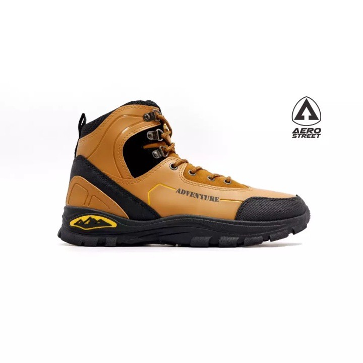 Aerostreet Adventure Cokelat Muda Sepatu Outdoor Hiking  Aero Street