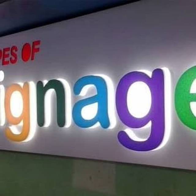 Huruf timbul huruf timbul led nama toko nama tempat usaha neon box