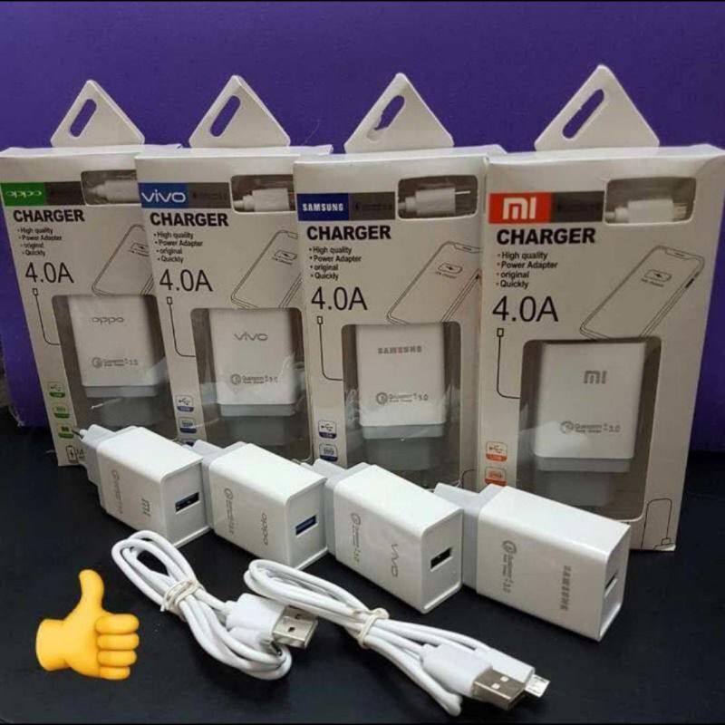 Charger Branded 3.1A / Charger 3.A A80 QUALCOMM QUICK