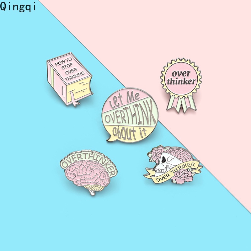 Bros Pin Enamel Desain Kartun Tengkorak Buku Untuk Hadiah Teman