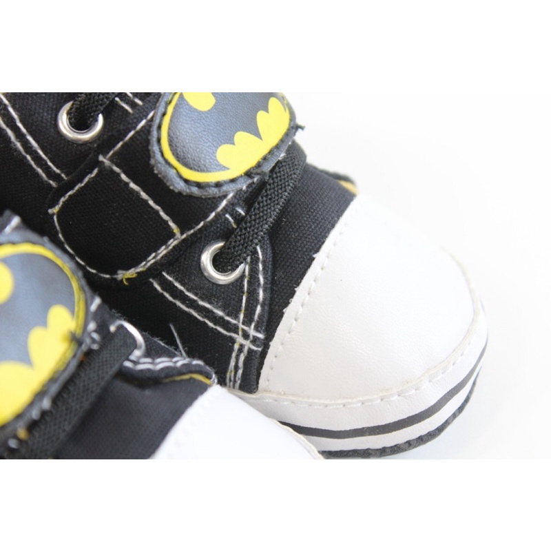 Sepatu Bayi Import Premium Quality Gambar Batman Sepatu Fashion Bayi Sepatu Bayi prewalker Lucu