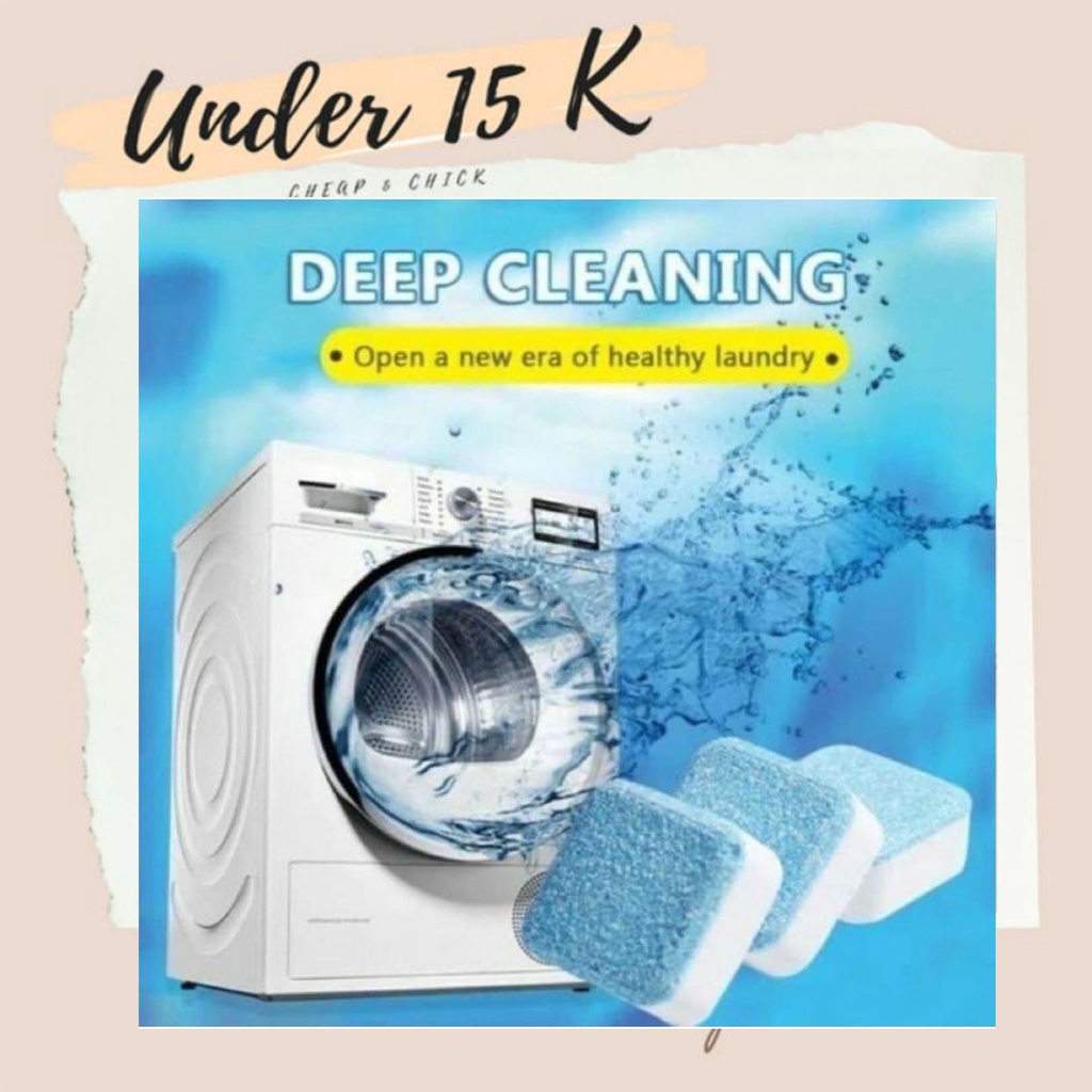 Tablet Pembersih Mesin Cuci ---AC 25--- Perawatan agar tidak ber kerak / ber karat --- Menghilangaka