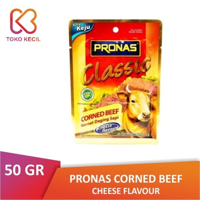 

asa457a Pack Pronas Corned Beef Cheese 50 Gr| Kornet Daging Sapi Pronas Xa20X1
