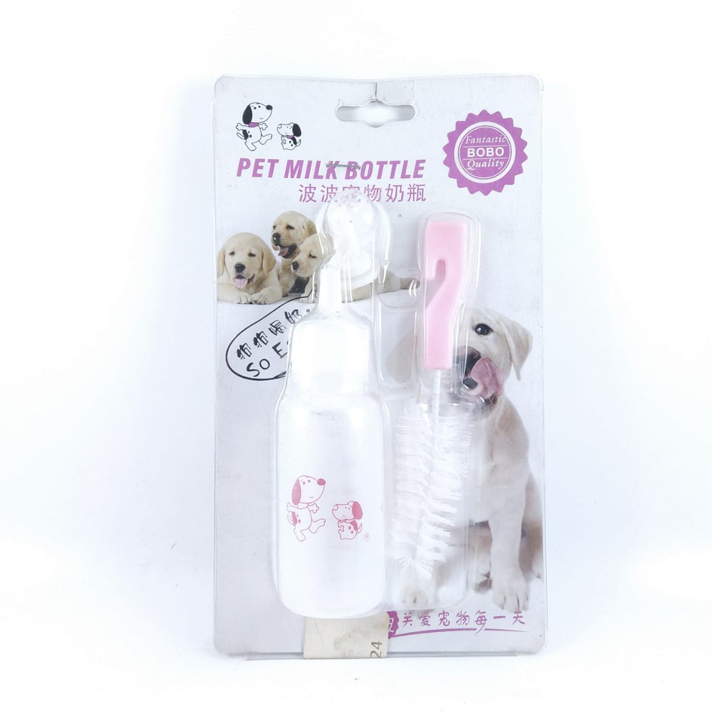 Botol dot susu anjing nursing bottle kucing musang otter hewan 50ml