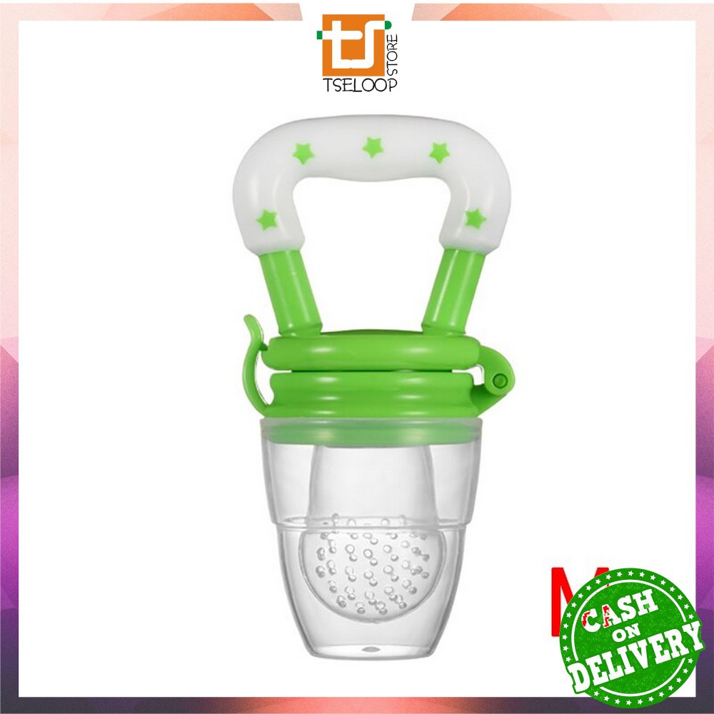 OFM-C44-45 Empeng Dot Buah Anak Bayi Baby Fruit Feeder Rattle Teether Kompeng Pacifier Gigitan Bayi-Empeng M