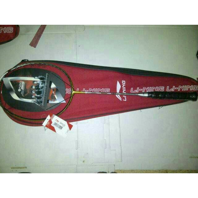 Promo  raket badminton lining N 80 woods  Berkualitas