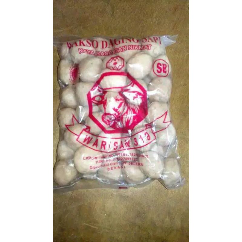 

Bakso daging sapi warisan sekarang sudah AB