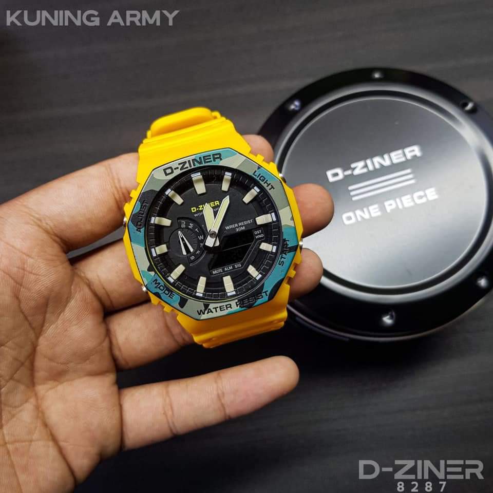 jam tangan pria D Ziner Original 8287 waterresist 100% COD