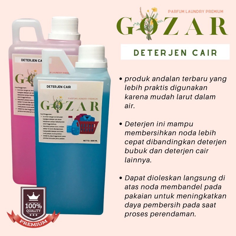 Jual Deterjen Cair Detergent Liquid Murah Liter Shopee Indonesia