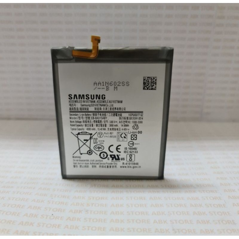 BATTERY BATRE BATRAI BATERAI SAMSUNG A51 A515 A515F ORI