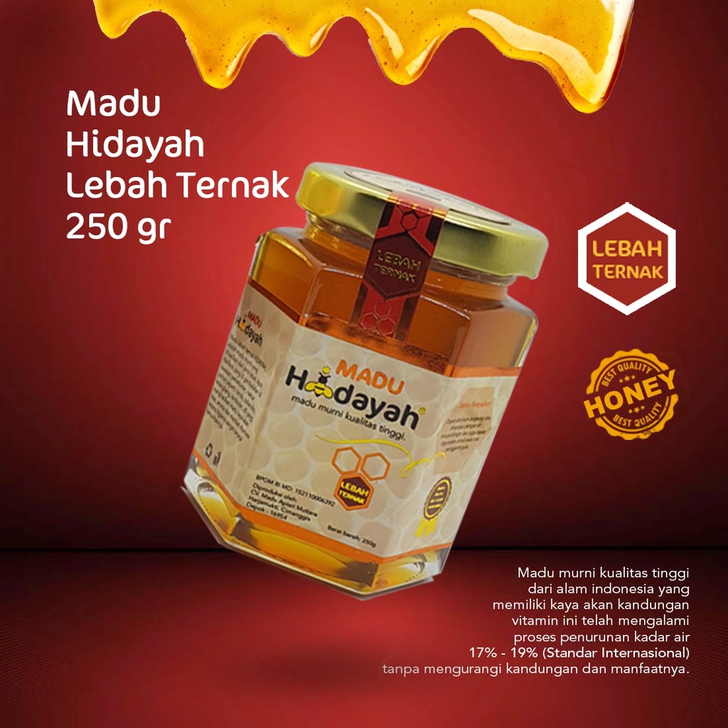 

Madu Hidayah Lebah Ternak 250 gr