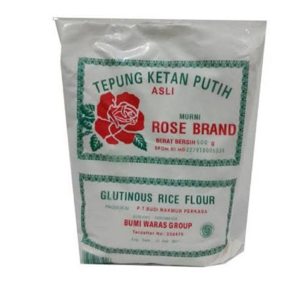 

Tepung Ketan Putih Rose Brand 500 gr