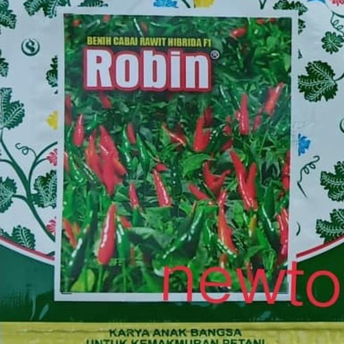 Hanya Disini] Benih Bibit Cabe Rawit Hijau Hibrida Robin F1 60 Butir Kemasan Kecil