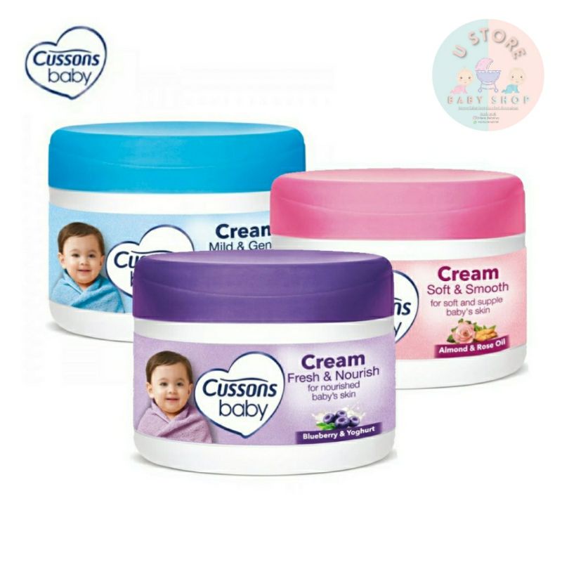 Cussons Baby Cream 100 gr &amp; 50 gr / Baby Cream Cussons / Krim Bayi Cusson / Cream Bayi