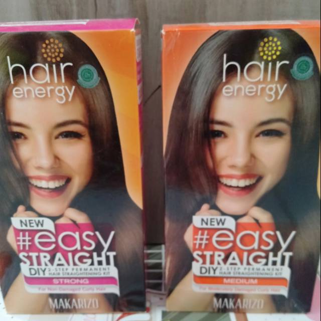 Cream pelurus rambut Makarizo easy straight