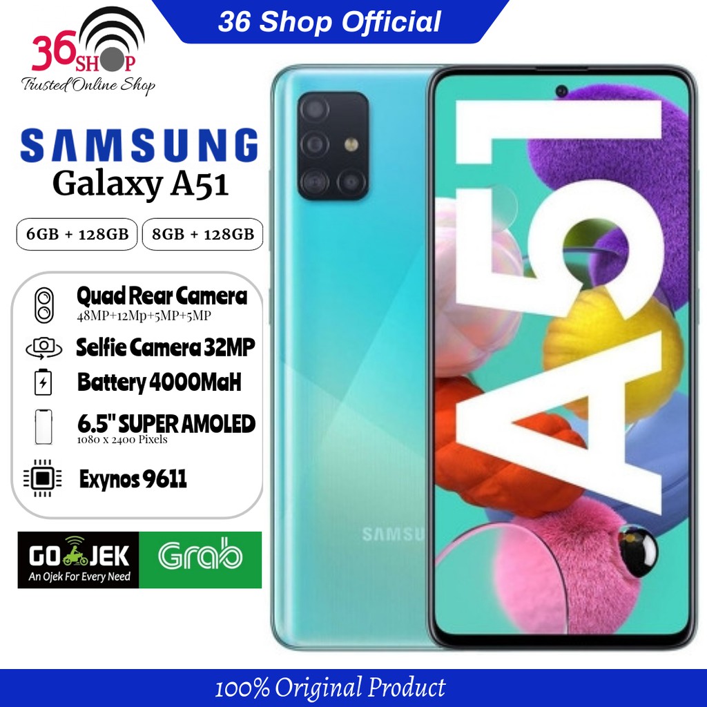 Samsung Galaxy A51 6GB+128GB 8GB+128GB | Shopee Indonesia