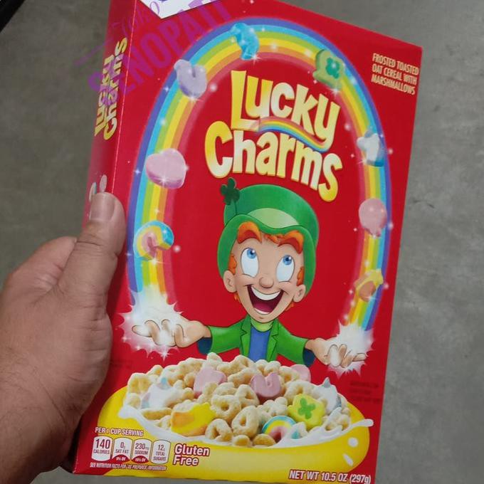 sereal lucky charms luckycharm lucky charm cereal cereals 422 gr