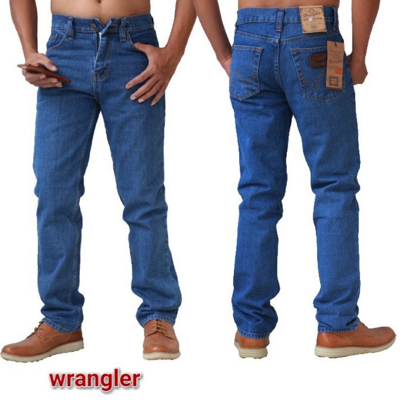 CHUAN - Celana jeans pria standar jumbo big size ukuran 28 sampai 46