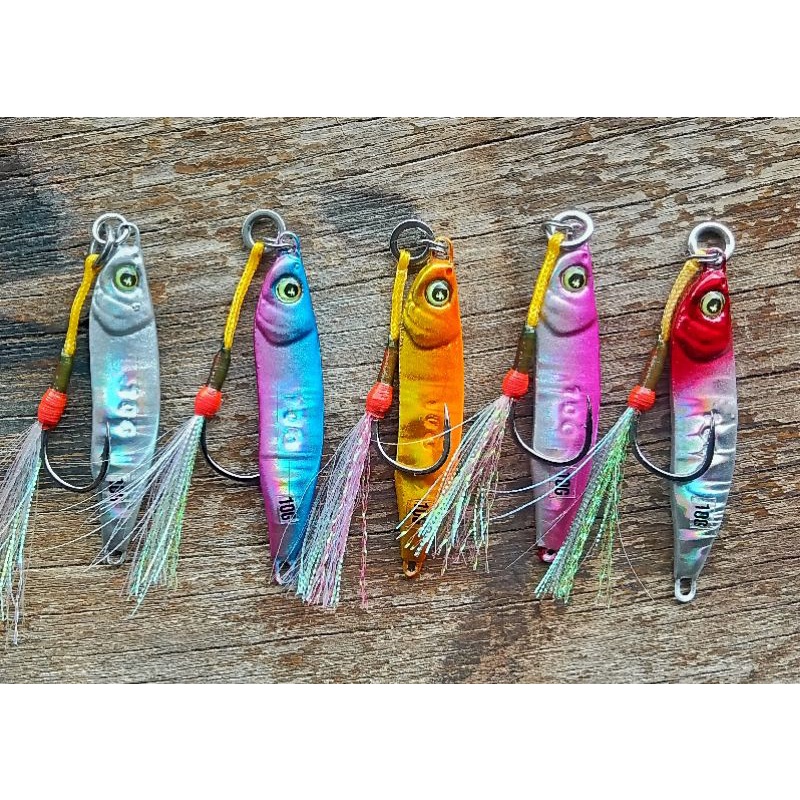 [COD] lengkap hook Micro Jig 10gram COPY EXODUS SALVATOR model S / BENGKOK killer Ultralight metal j