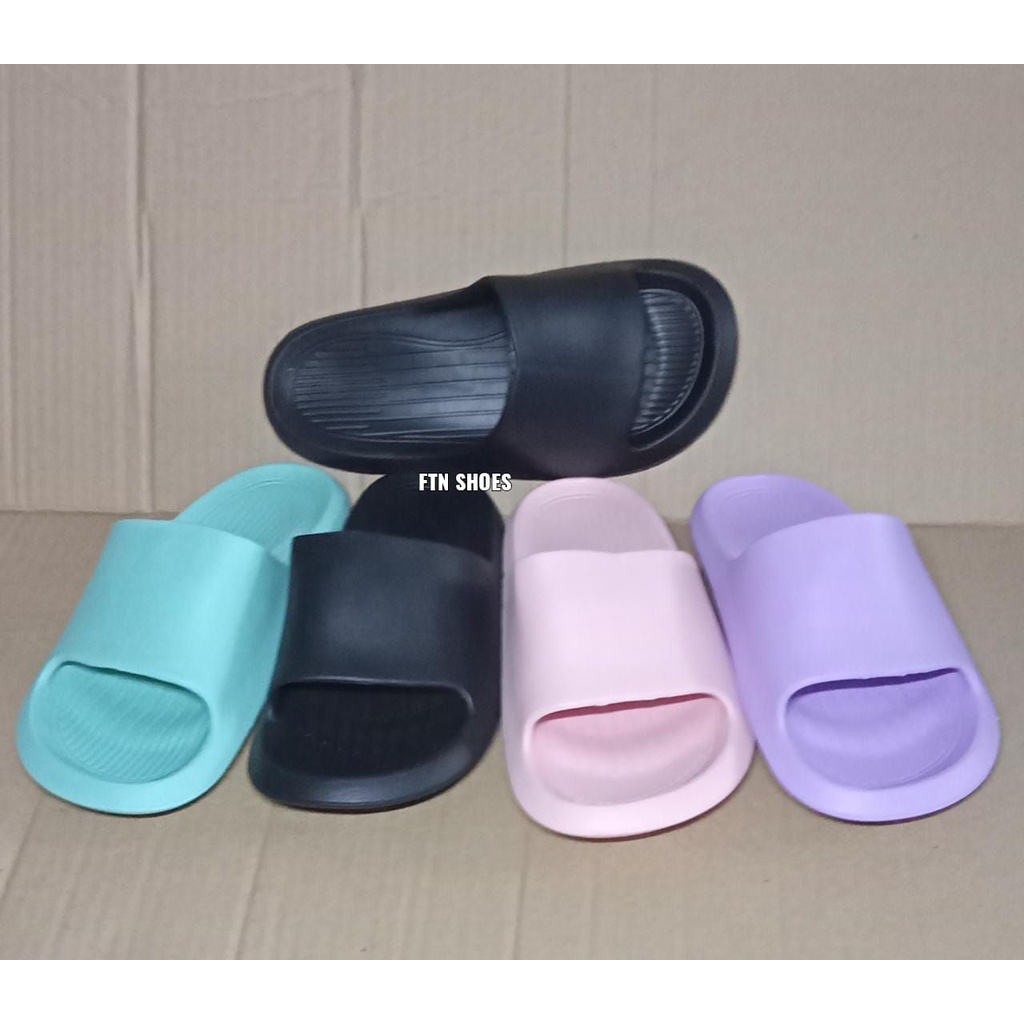 Sandal Wanita Slip On Polos Korean Style Mumer