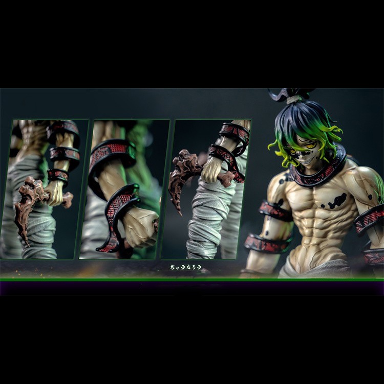 2022 Action Figure Anime Demon Slayer Juuni Kituki 30cm Bahan PVC Untuk Koleksi