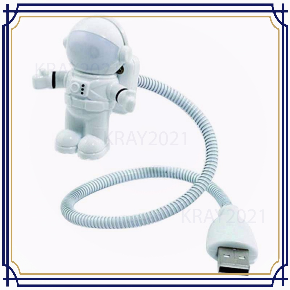 Lampu LED USB Night Light Lamp Flexible Spaceman Astronaut - X01