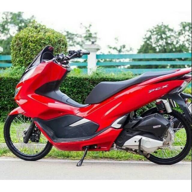 DECAL PCX FULLBLOCK RED POLOS STICKER VARIASI
