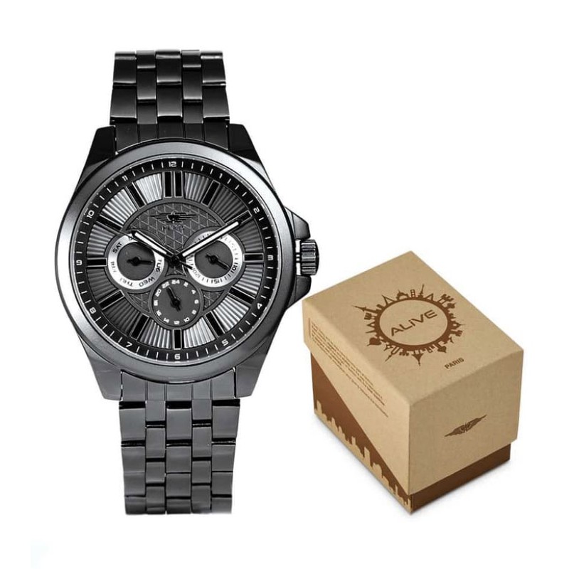 Alive Jam Tangan Pria Icarius Silver