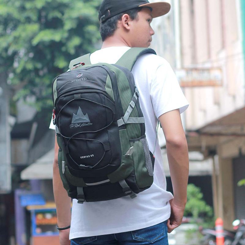 Original - Tas Ransel Pria Wanita Keril 25 Liter Terbaru | Backpack Punggung Gunung | Tas Laptop Travelling Adventure Termurah